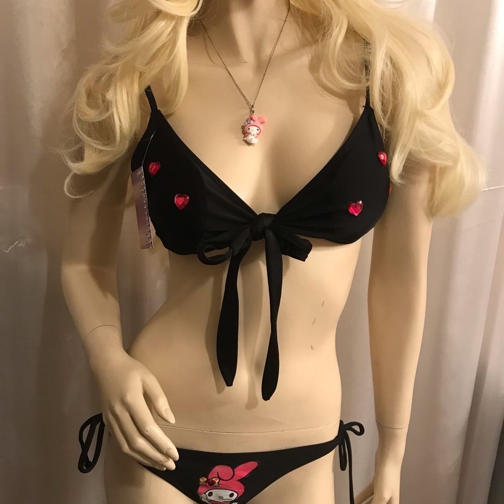 Adorable 🍭vintage y2k my melody 🎵 bikini and necklace set 💕🍭